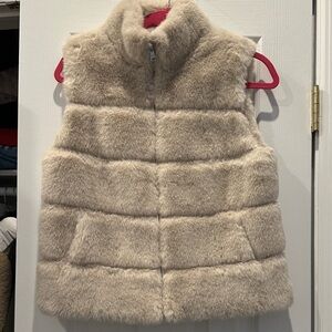 Generation Cream / Tan faux fur Vest